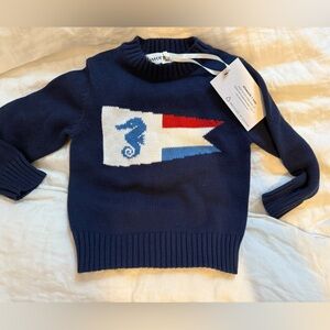 NWT Nautical Sweater with Pennant Design
